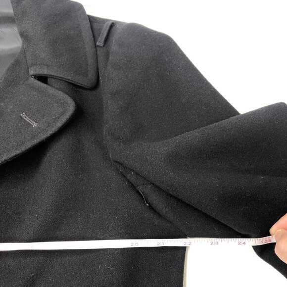 VTG Mens US Navy Coat Overcoat 100% Wool 40R Gold Eagle Buttons Double-breasted - Picture 11 of 12